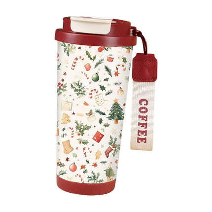 Taza De Café Con Aislamiento Navideño, Botella De Agua Para Picnic, Deportes Al Aire Libre, Senderismo, Estilo B