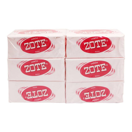 Jabón de Ropa Rosa Zote 6 x 400 g | Apishop.cl
