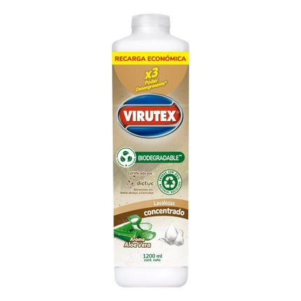 LAVALOZA ALOE ECO RECARGA 1200ML VIRUTEX