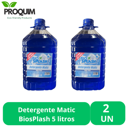 Detergente Matic BiosPlash 5 litros 2 Unidades