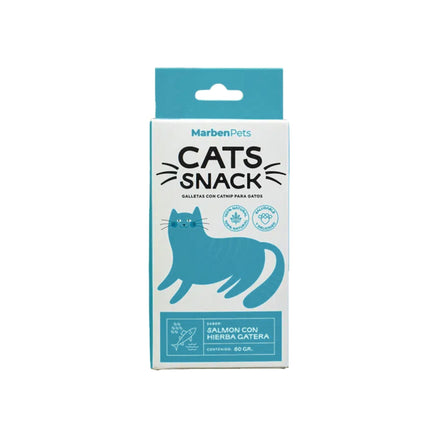 Galleta Gato con Catnip Sabor Salmon Hierba Gatera Caja