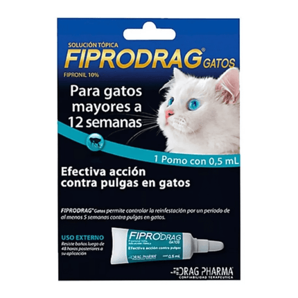 Fiprodrag Pipeta Anti Pulgas Para Gatos 0.5ml