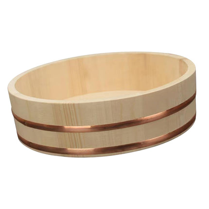 Cuenco De Arroz Para Sushi De Madera, Cubo De Arroz Multifuncional Para Cocinar En Casa, Restaurante, 30x7,5 Cm