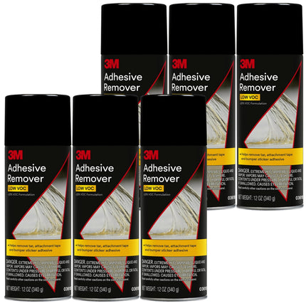Removedor de adhesivo 3M con bajo contenido de COV, 355 ml (paquete de 6), compatible con CARB