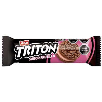 Galleta Rellena Sabor Frutilla, 116 g