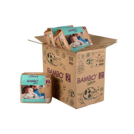 Caja Pañales Ecológicos Ecofriendly Talla S, 180uni