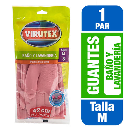 Guantes Baño y Lavandería Extra Largo Talla M