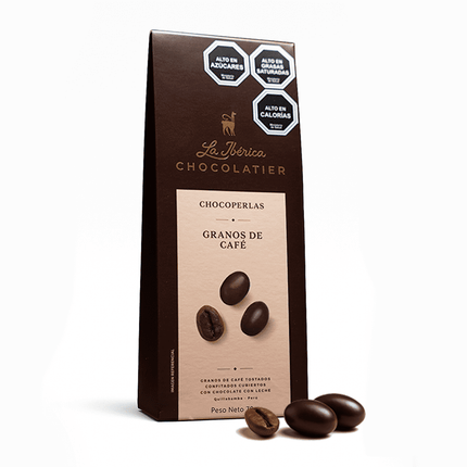 Chocoperlas De Chocolate con Granos De Café 100g La Ibérica
