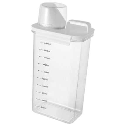 Tanque De Almacenamiento De Detergente Para Ropa Contenedor De Jabón Para Ropa Transparente Para Lavandería En El Hogar