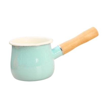 Olla De Leche Esmaltada Pequeña, Calentador De Mantequilla Antiadherente Para Acampar, Estufa De Gas Para Desayuno