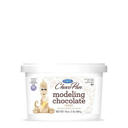 Cachorro de chocolate satinado para modelar, color marfil, 454 g
