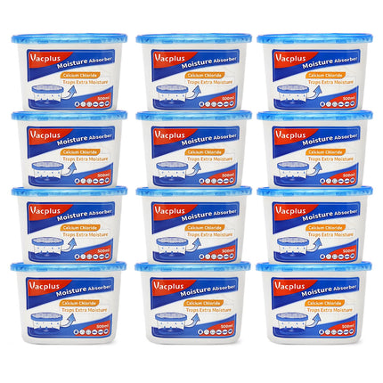 Absorbedor De Humedad Paquete De 12 Unidades 310 Ml Para Baño Y Armario