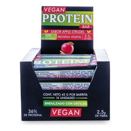 16 Barritas Veganas Proteína Vegetal 45 Grs. Revitta