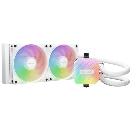 Refrigeración líquida Light Loop 240mm Blanco, 2x120mm, ARGB, LGA1851/AM5, Color Blanco