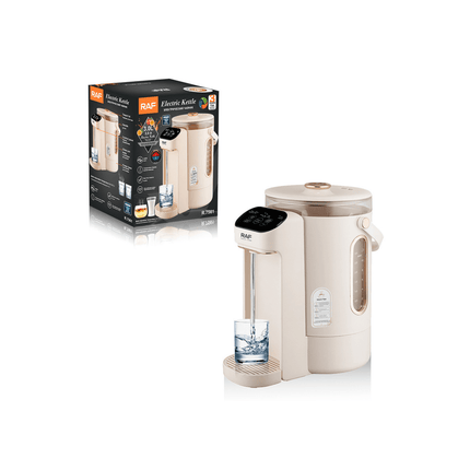 Hervidor De Agua Termo Eléctrico 3l Litros Raf 800w Rosa