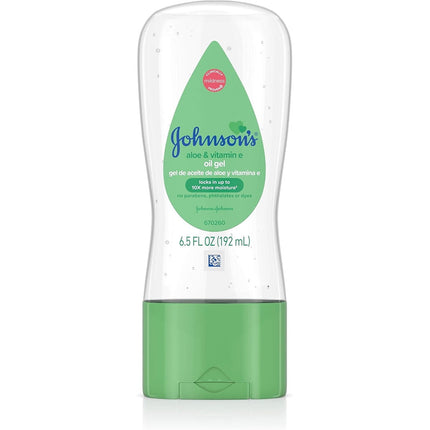 Gel Aceite Johnsons Aloe Vera Vitamina E 192ml Hipoalerganico
