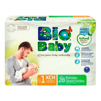 Pañal Bio Baby T1 28 Piezas