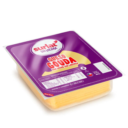 Queso Gauda Laminado Sin lactosa, 400 g