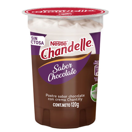 Postre Crema Sin Lactosa sabor Chocolate, 120 g | Apishop