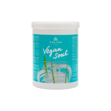 Mascarilla Capilar Voluminizadora Kallos Vegan Soul 1000ml