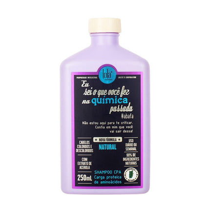 Yo se que hiciste la Química Pasada Shampoo