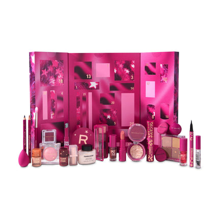 Set vegano de 24 piezas para maquillar el calendario de adviento Revolution Beauty