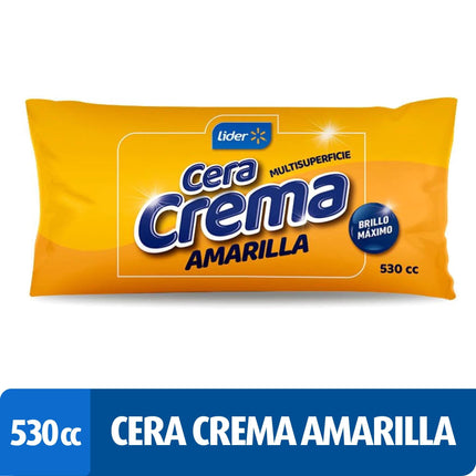 Cera Crema Amarilla Bolsa, 530 ml