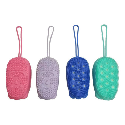 Set 8 Esponjas Baño Exfolia Silicona Masaje Limpieza Lau