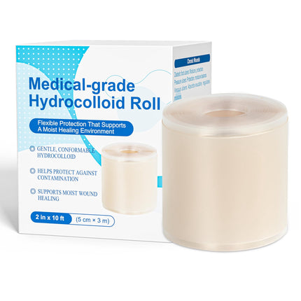 Rollo de hidrocoloide 3M de grado médico de 5 cm x 3 m para el cuidado de heridas