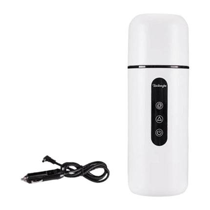 Hervidor De Agua Portátil Para Coche De 12 V/24 V Para Preparar Bebidas, Café, Calentar Agua, Color Blanco