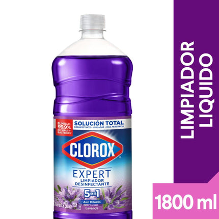 Limpiador Desinfectante Lavanda Botella, 1.8 Lt