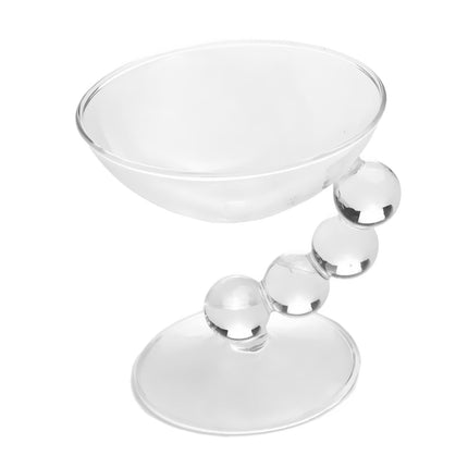 Cuenco De Postre De Vidrio, Recipiente Multifuncional Para Alimentos, Para Dulces, Aperitivos, Helados, Transparente