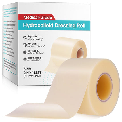 Rollo hidrocoloide para el cuidado de heridas RSGRT cortado a medida de 3,6 m