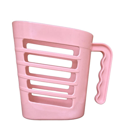 Porta Bolsa Sachet de Yogurt Color Rosado