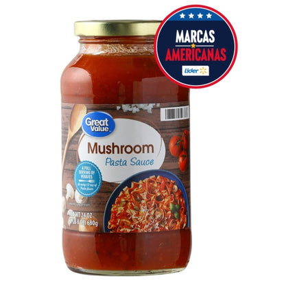 Salsa de Tomate Champiñón Frasco, 680 g