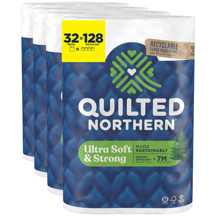 Papel higiénico acolchado Northern Ultra Soft & Strong 32 Mega