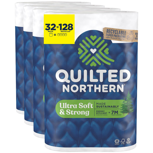 Papel higiénico acolchado Northern Ultra Soft & Strong 32 Mega