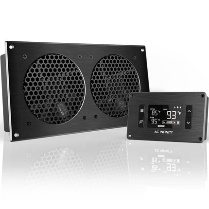 Sistema de ventilador de refrigeración AC Infinity AIRPLATE T7 con termostato