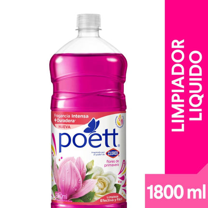 Limpiador Aromatizante  Líquido Flores de Primavera Botella, 1.8 L