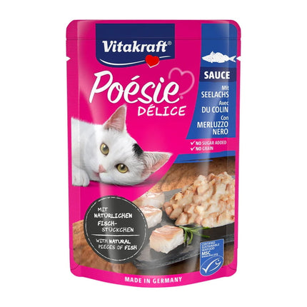 Alimento Vitakraft Poesi Delice Sabor Pescado Gato 85gr