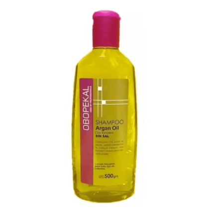 Shampoo Argan Oil + Keratina Sin Sal 500 Ml