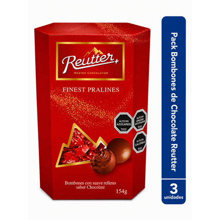 Pack 3 Bombones Reutter 154g