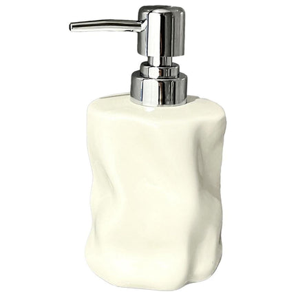 Dispensador De Jabón Dispensador De Jabón Vacío Con Bomba Para Gel De Baño, Encimera, Hotel, Blanco
