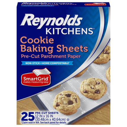 Bandejas para hornear galletas Reynolds Kitchens de papel pergamino, 100 unidades