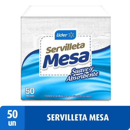 Servilletas Mesa 33x33 cm, 50 Un