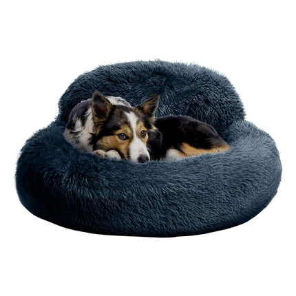 Cama Mascota Grande Yep Pet Perro L Antiestrés Y Ronquido azul