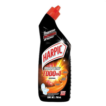 Gel Limpiador Desinfectante para Inodoros Max Power Original Botella, 750 ml