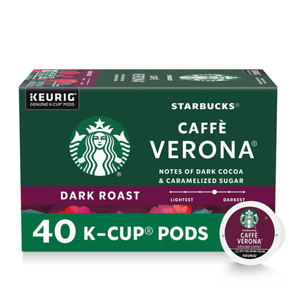 Cápsulas de café Starbucks Caffè Verona Dark Roast 40 cápsulas