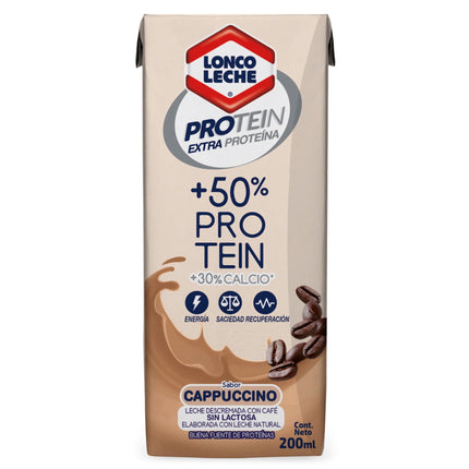 Leche Protein Milk Sin Lactosa Cappuccino, 200 ml