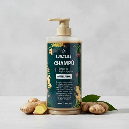 Shampoo Anticaida y crecimiento Extracto De Jengibre 1.000ml